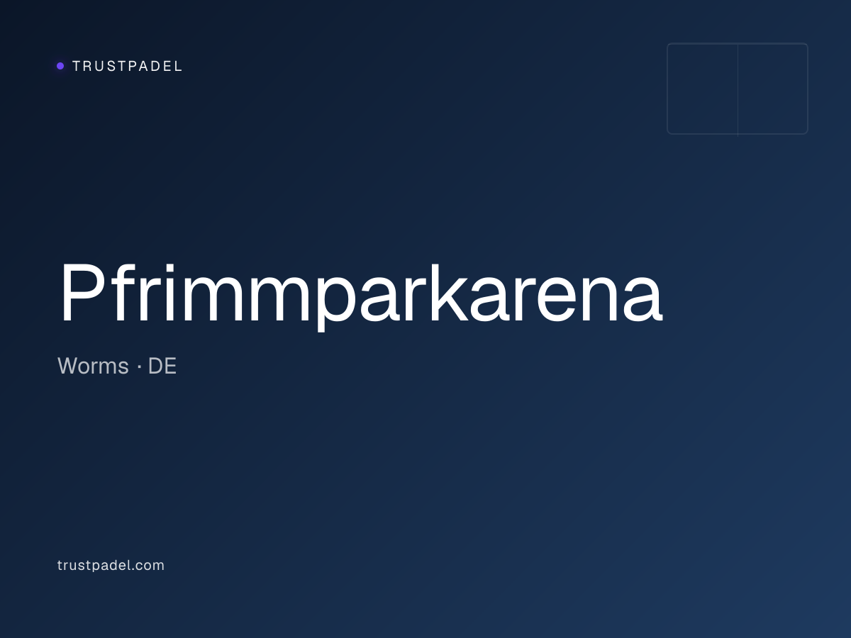 Pfrimmparkarena padel club