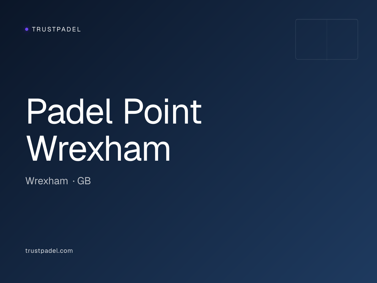 Padel Point Wrexham padel club