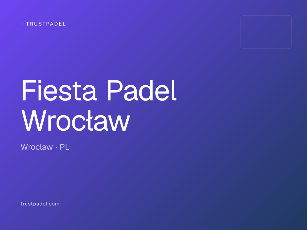 Fiesta Padel Wrocław padel club