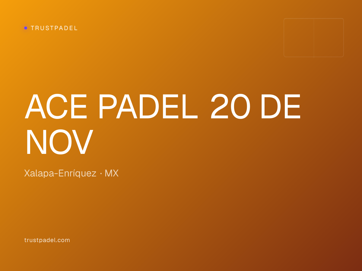 ACE PADEL 20 DE NOV padel club