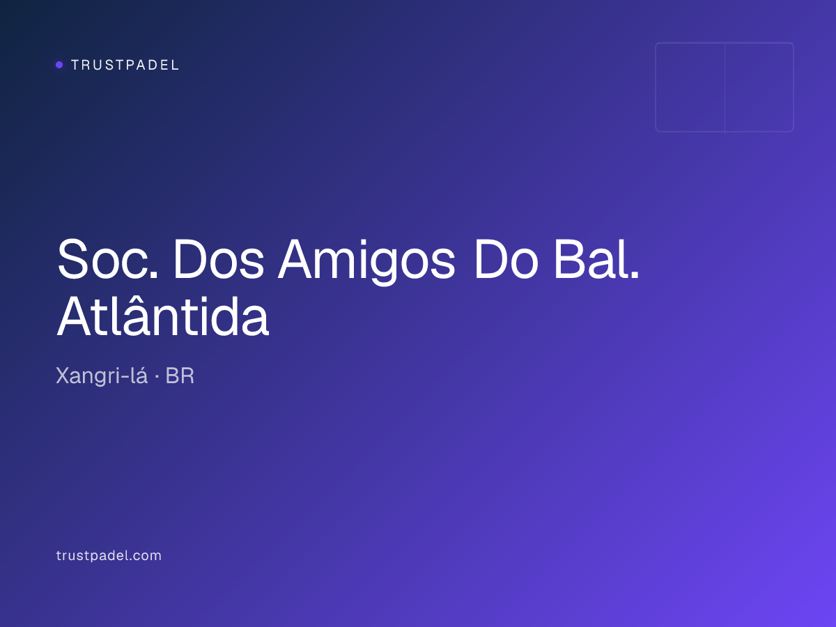 Soc. Dos Amigos Do Bal. Atlântida padel club