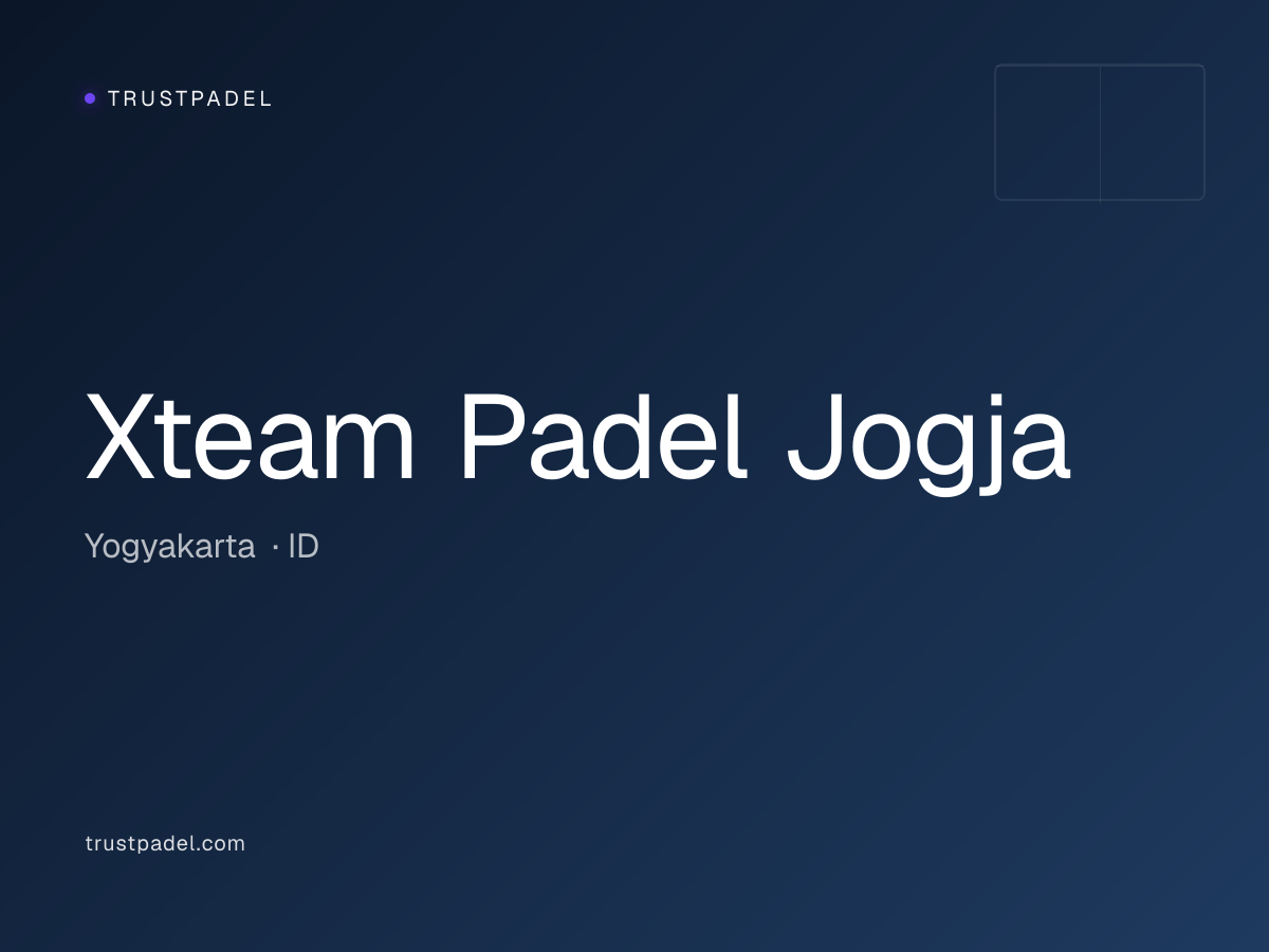 Xteam Padel Jogja padel club