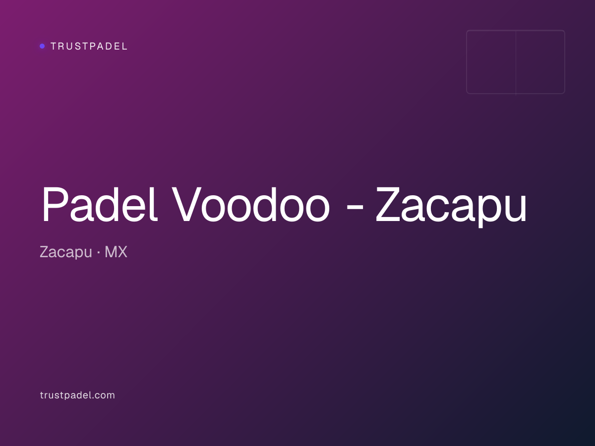 Padel Voodoo - Zacapu padel club