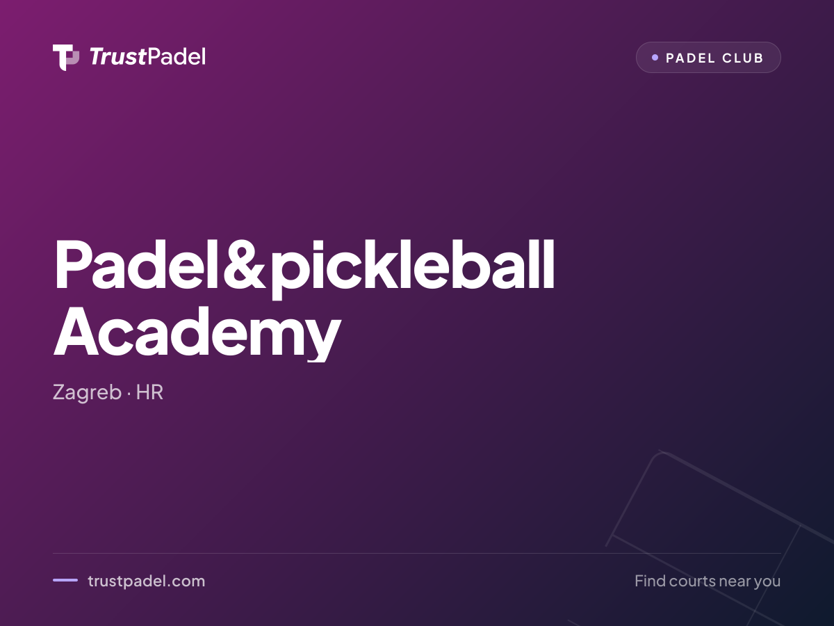 Padel&pickleball Academy padel club