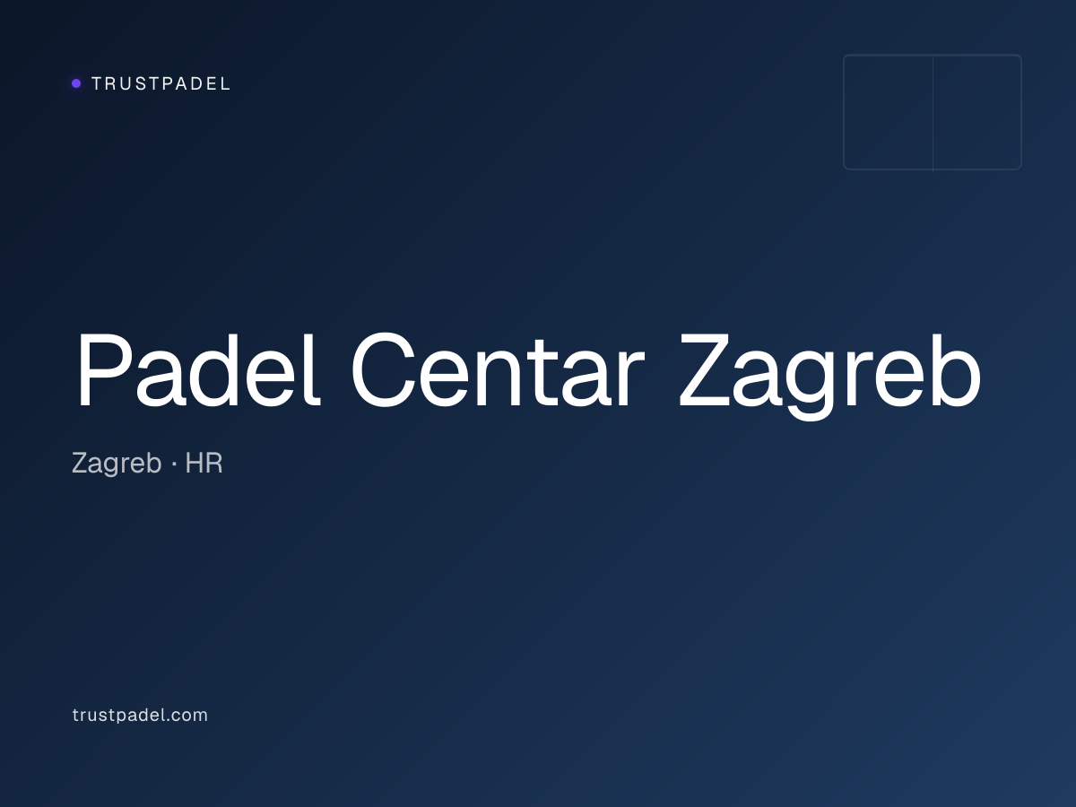 Padel Centar Zagreb padel club