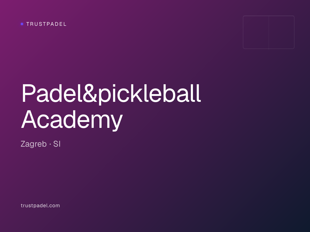 Padel&pickleball Academy padel club