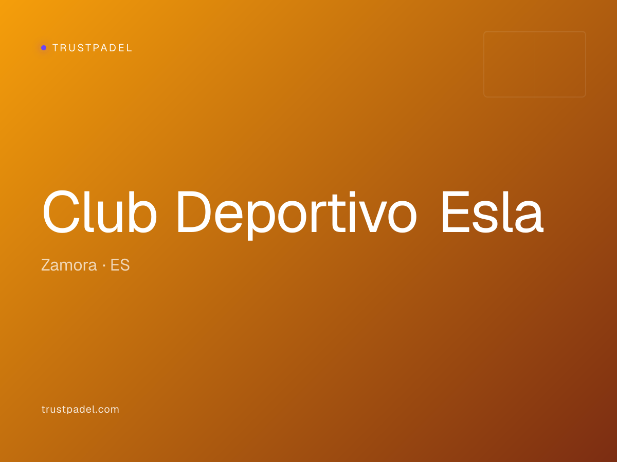 Club Deportivo Esla padel club