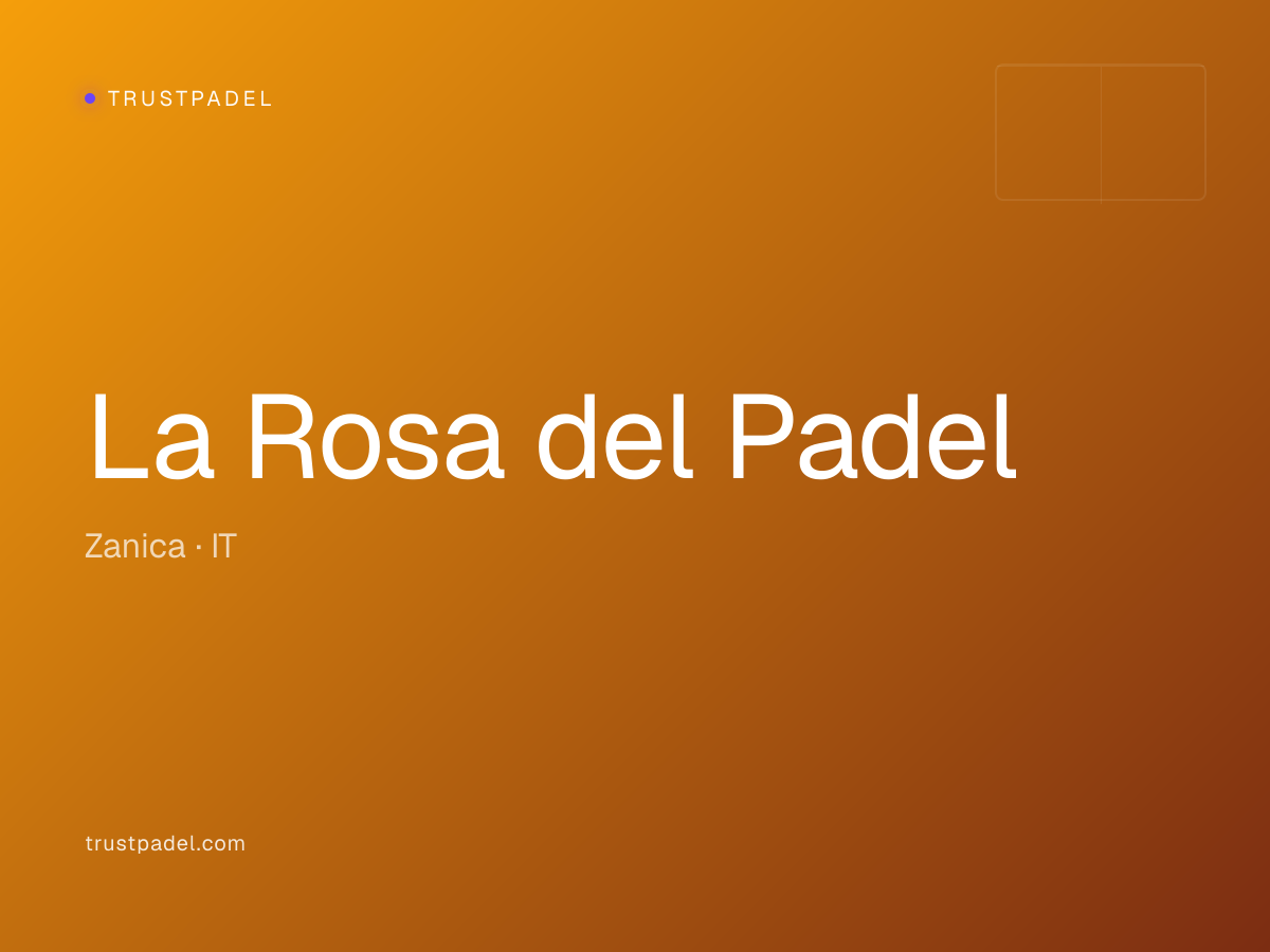 La Rosa del Padel padel club