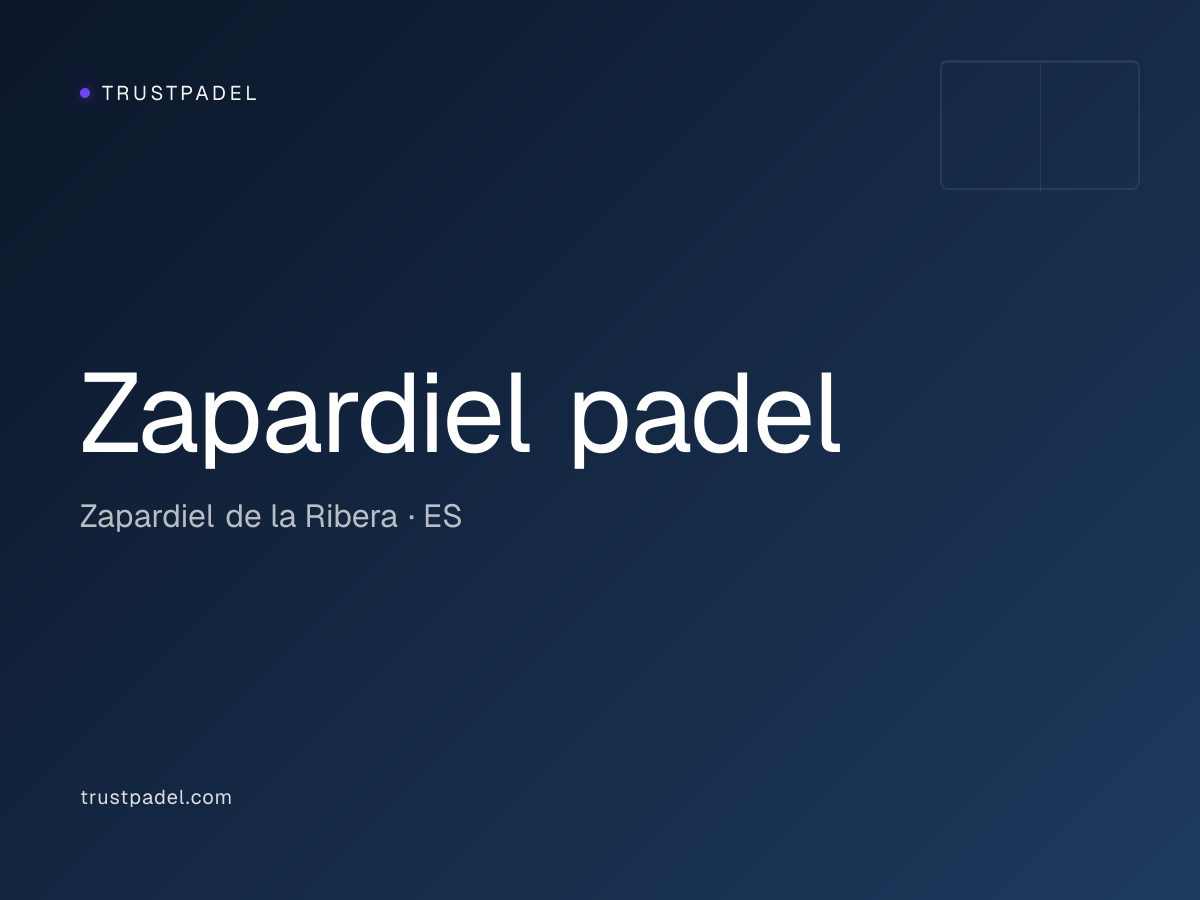 Zapardiel padel padel club
