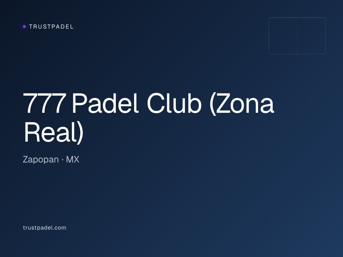 777 Padel Club (Zona Real) padel club
