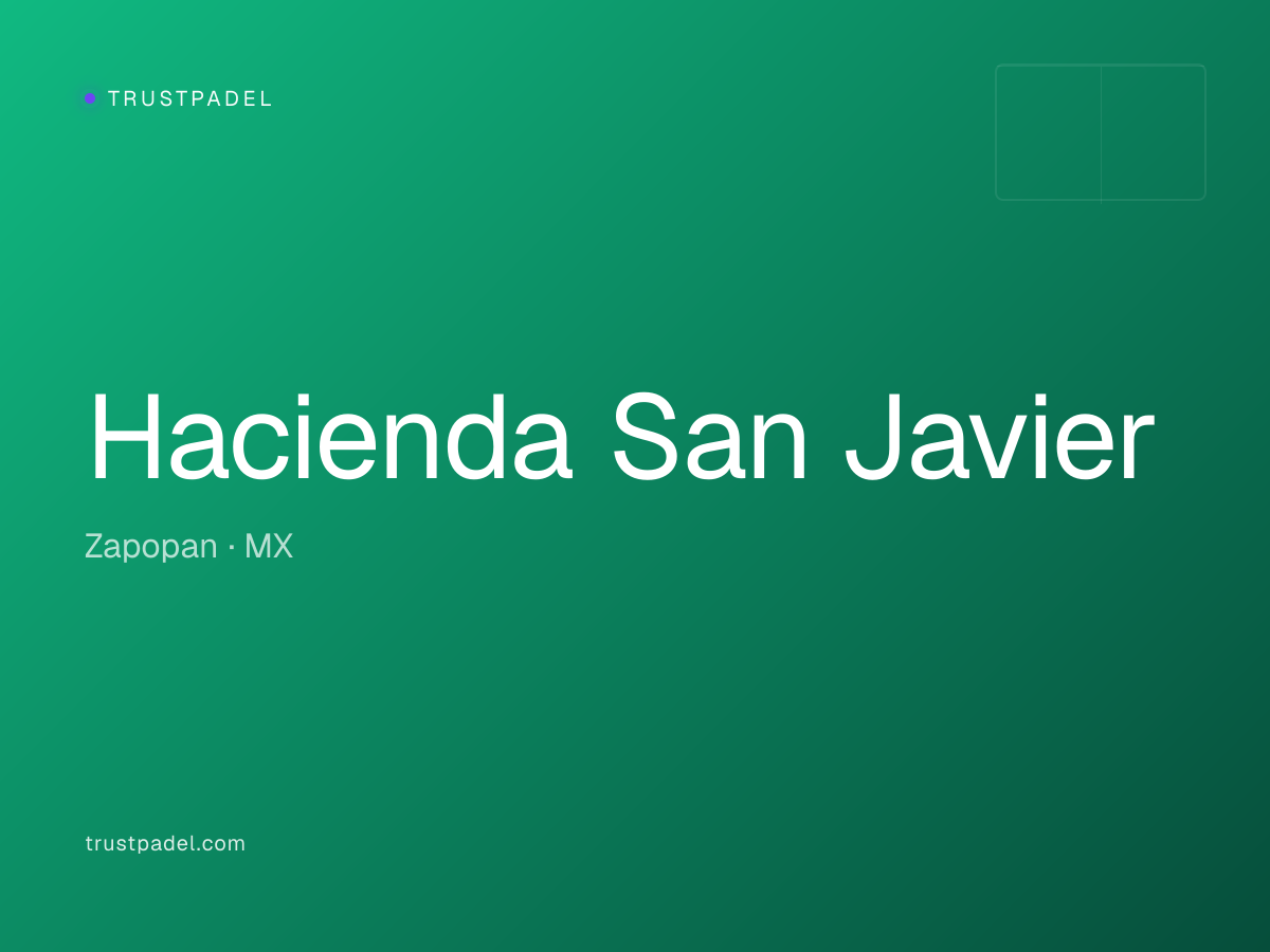Hacienda San Javier padel club
