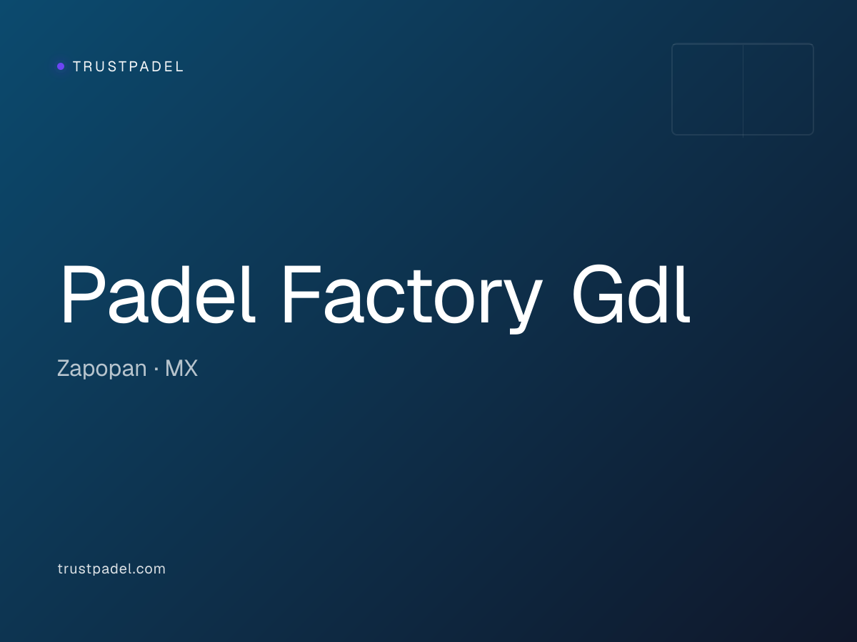 Padel Factory Gdl padel club
