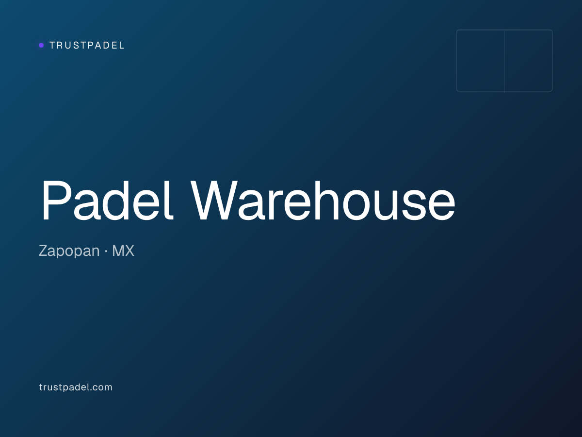 Padel Warehouse padel club