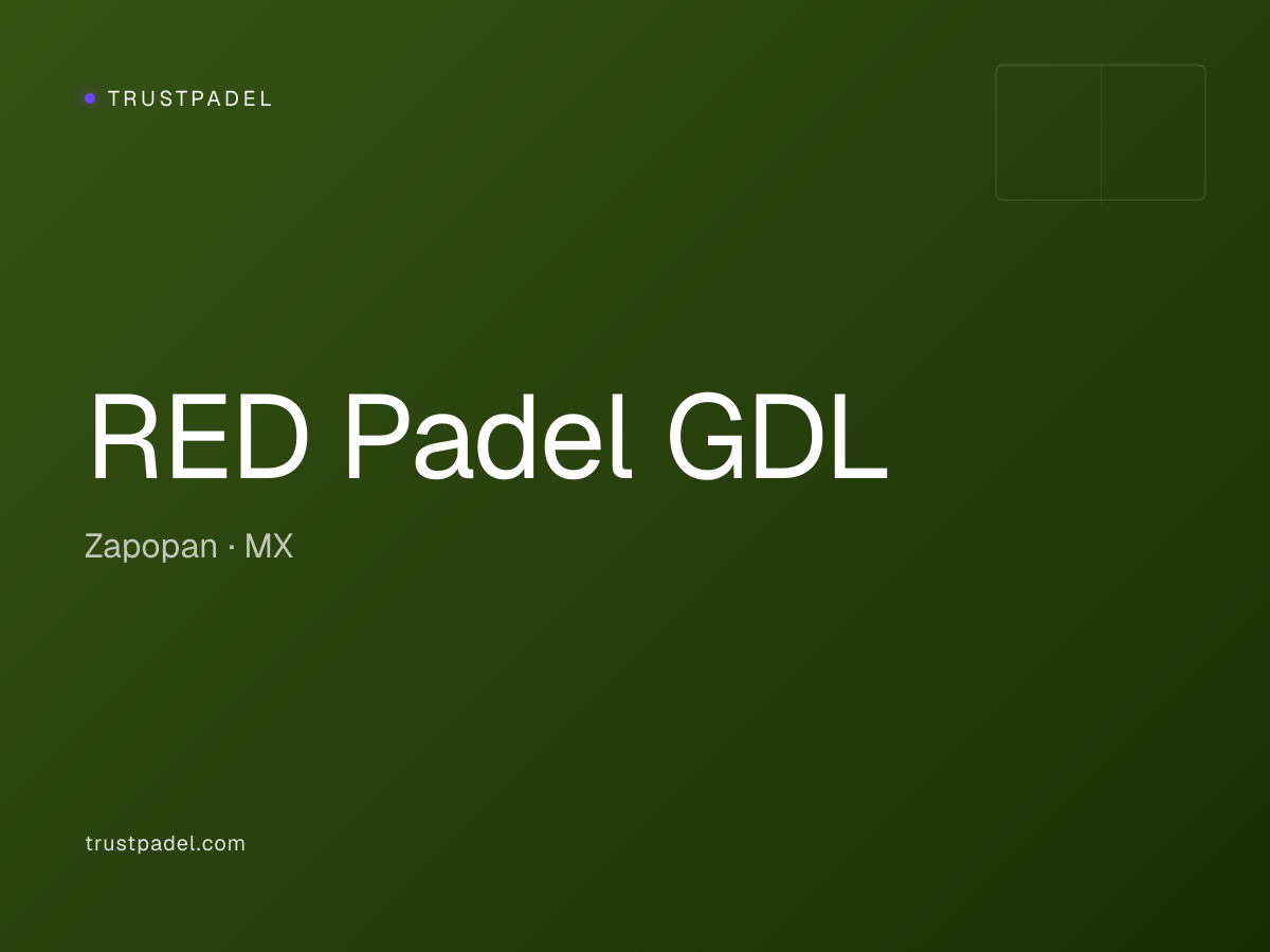 RED Padel GDL padel club