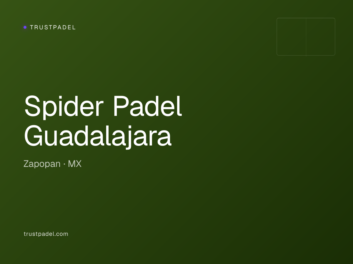 Spider Padel Guadalajara padel club