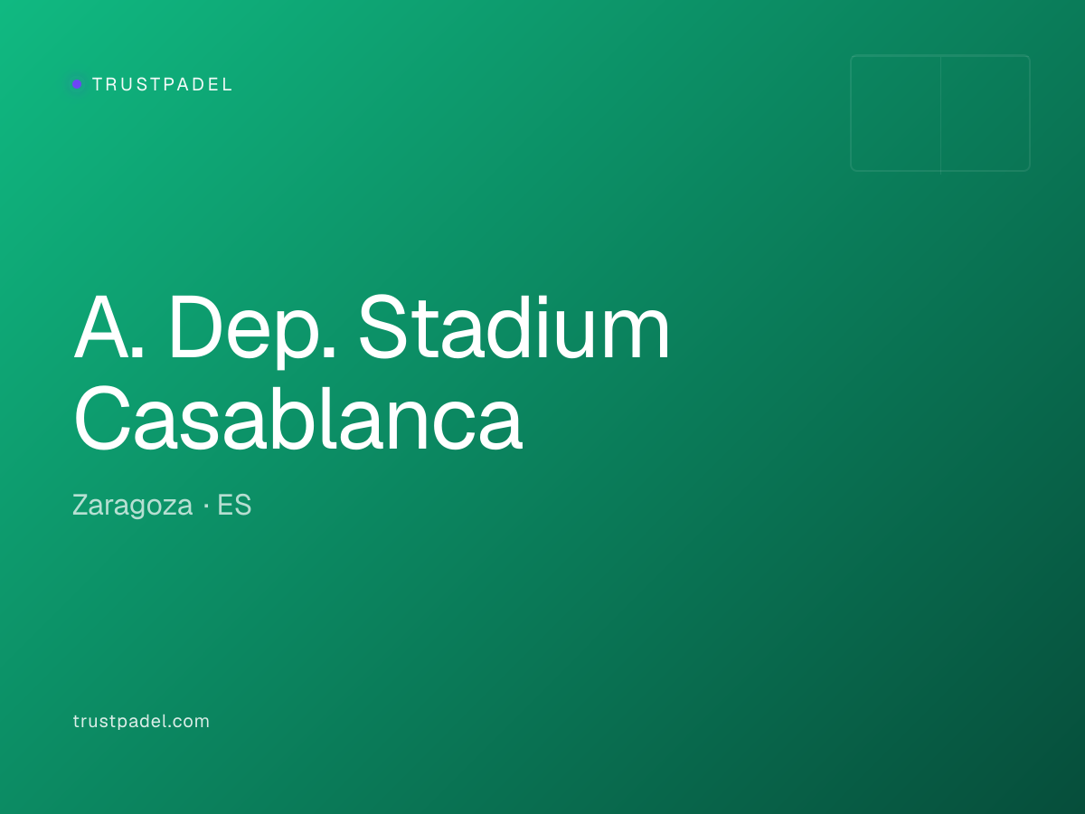 A. Dep. Stadium Casablanca padel club