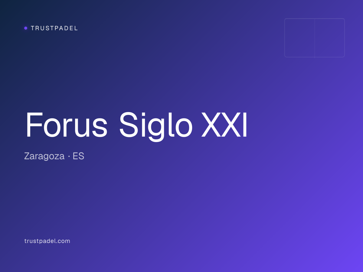 Forus Siglo XXI padel club
