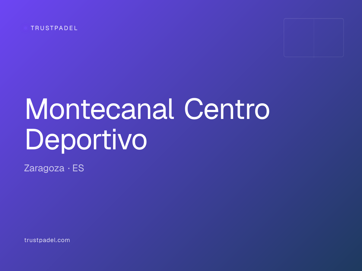 Montecanal Centro Deportivo padel club