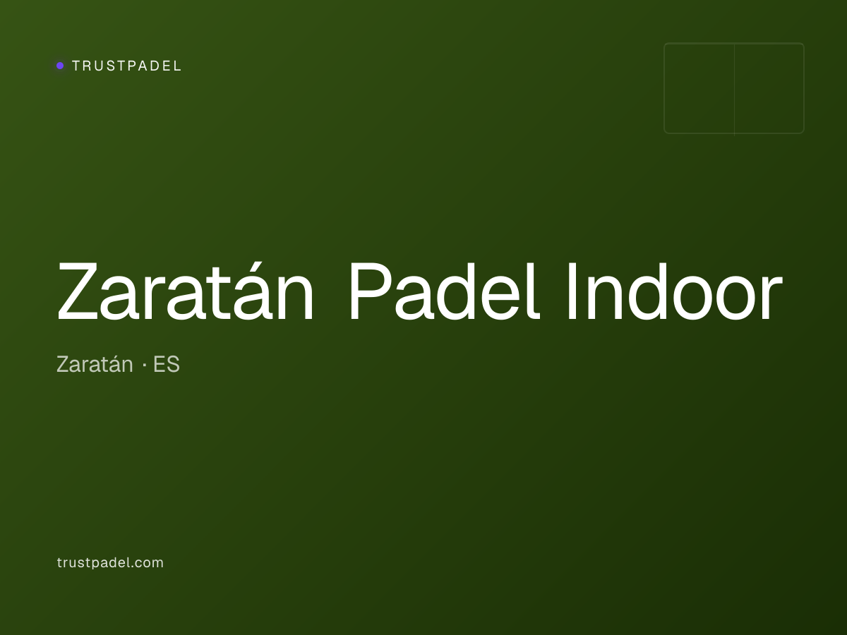 Zaratán Padel Indoor padel club