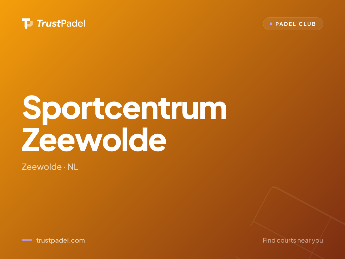 Sportcentrum Zeewolde padel club