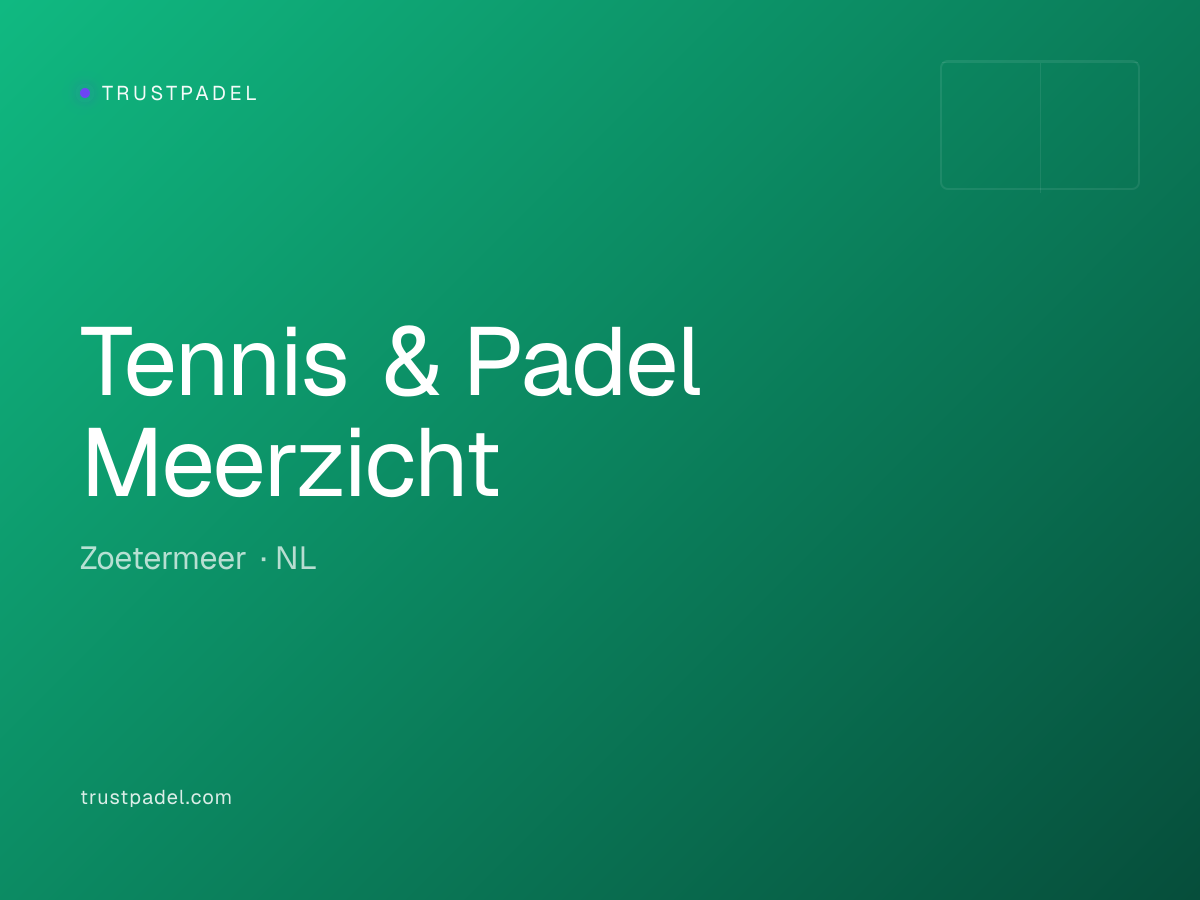 Tennis & Padel Meerzicht padel club