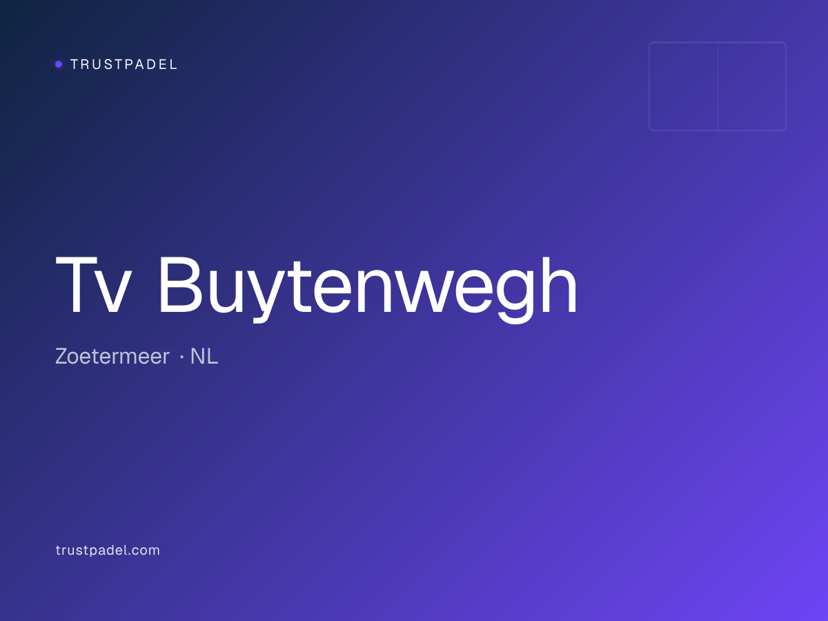 Tv Buytenwegh padel club