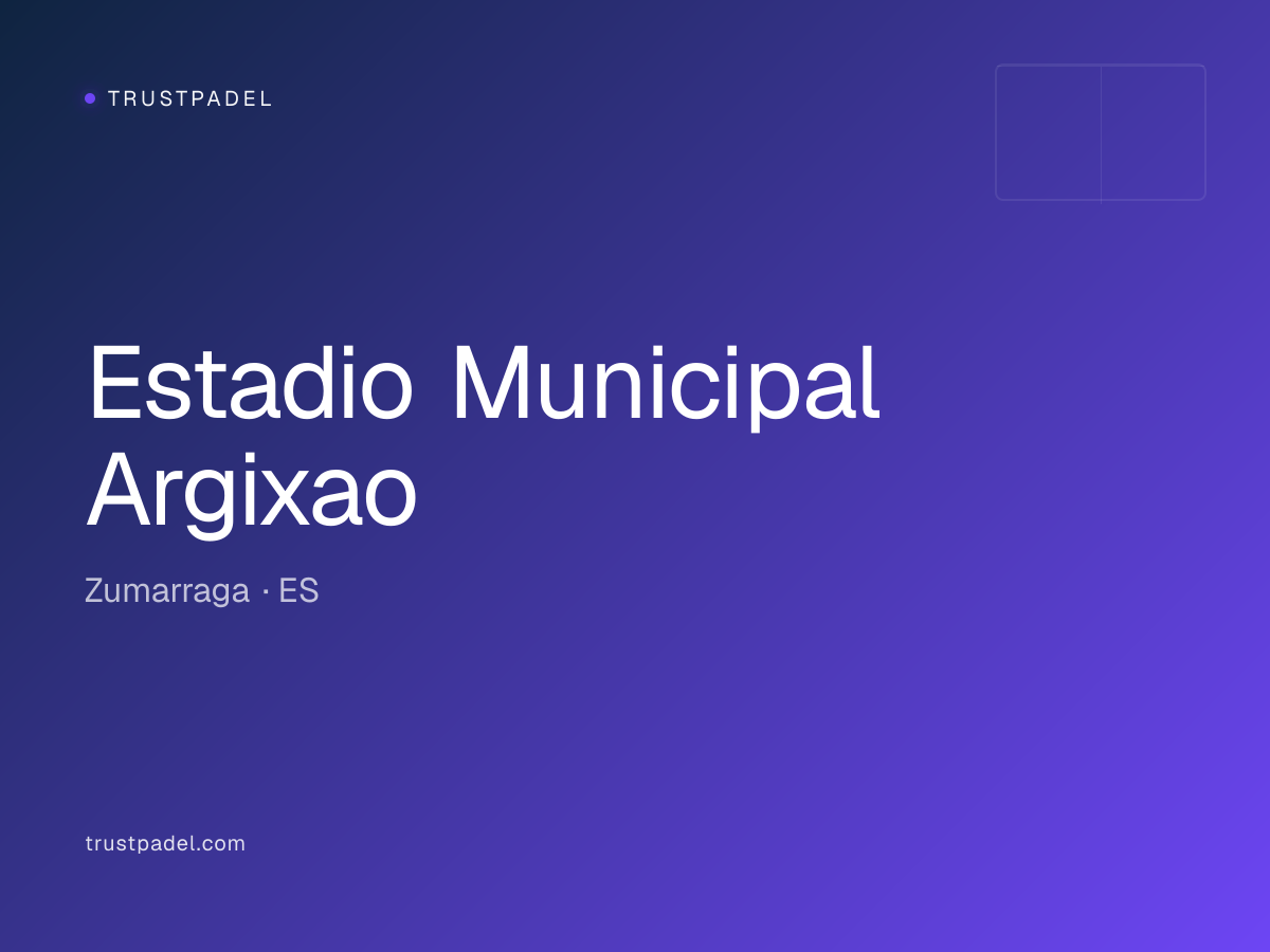 Estadio Municipal Argixao padel club