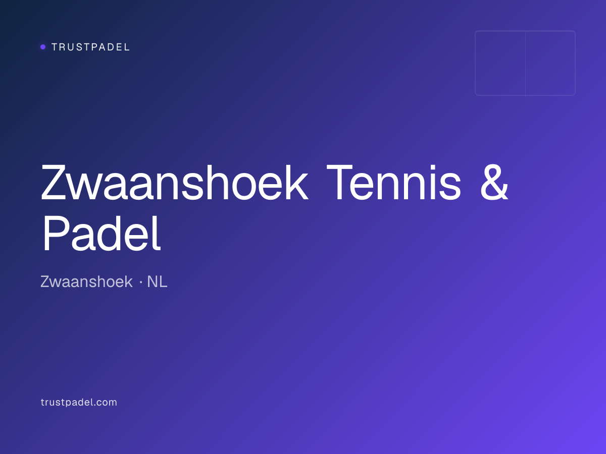 Zwaanshoek Tennis & Padel padel club
