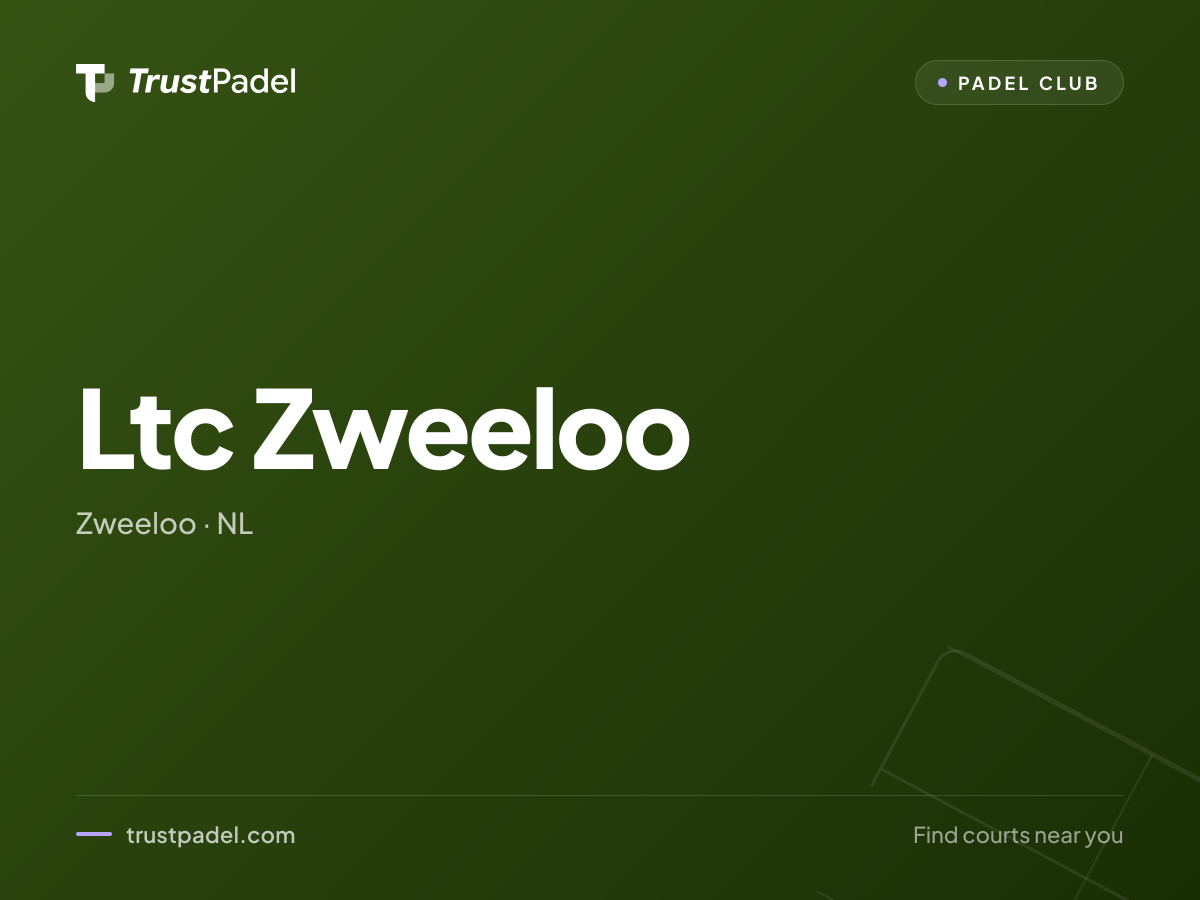 Ltc Zweeloo padel club