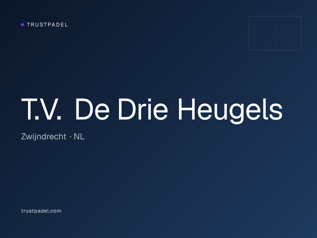 T.V. De Drie Heugels padel club