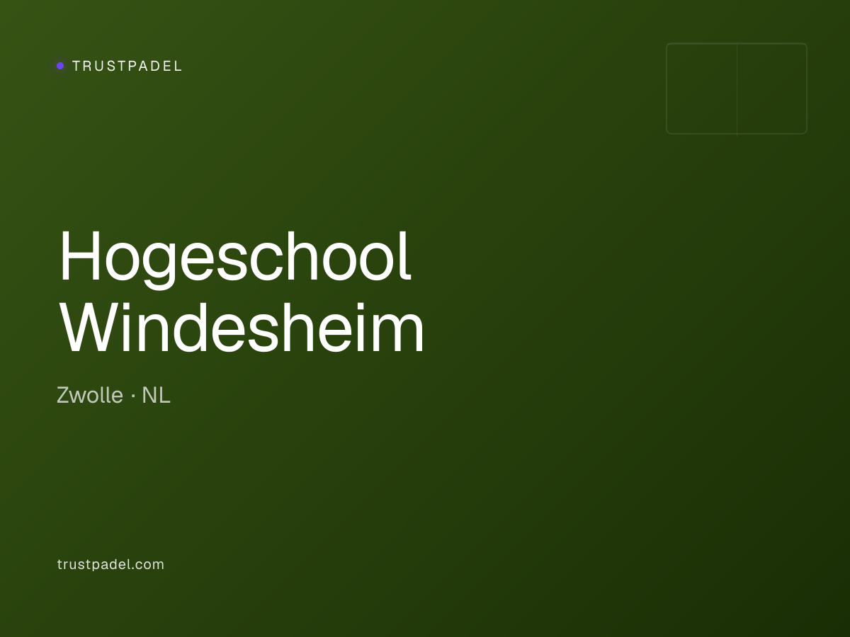 Hogeschool Windesheim padel club