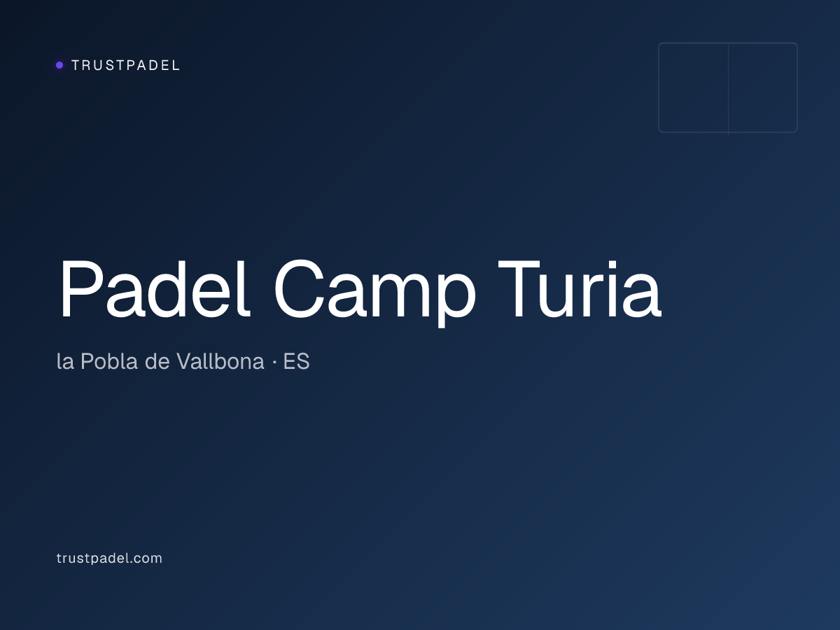 Padel Camp Turia padel club