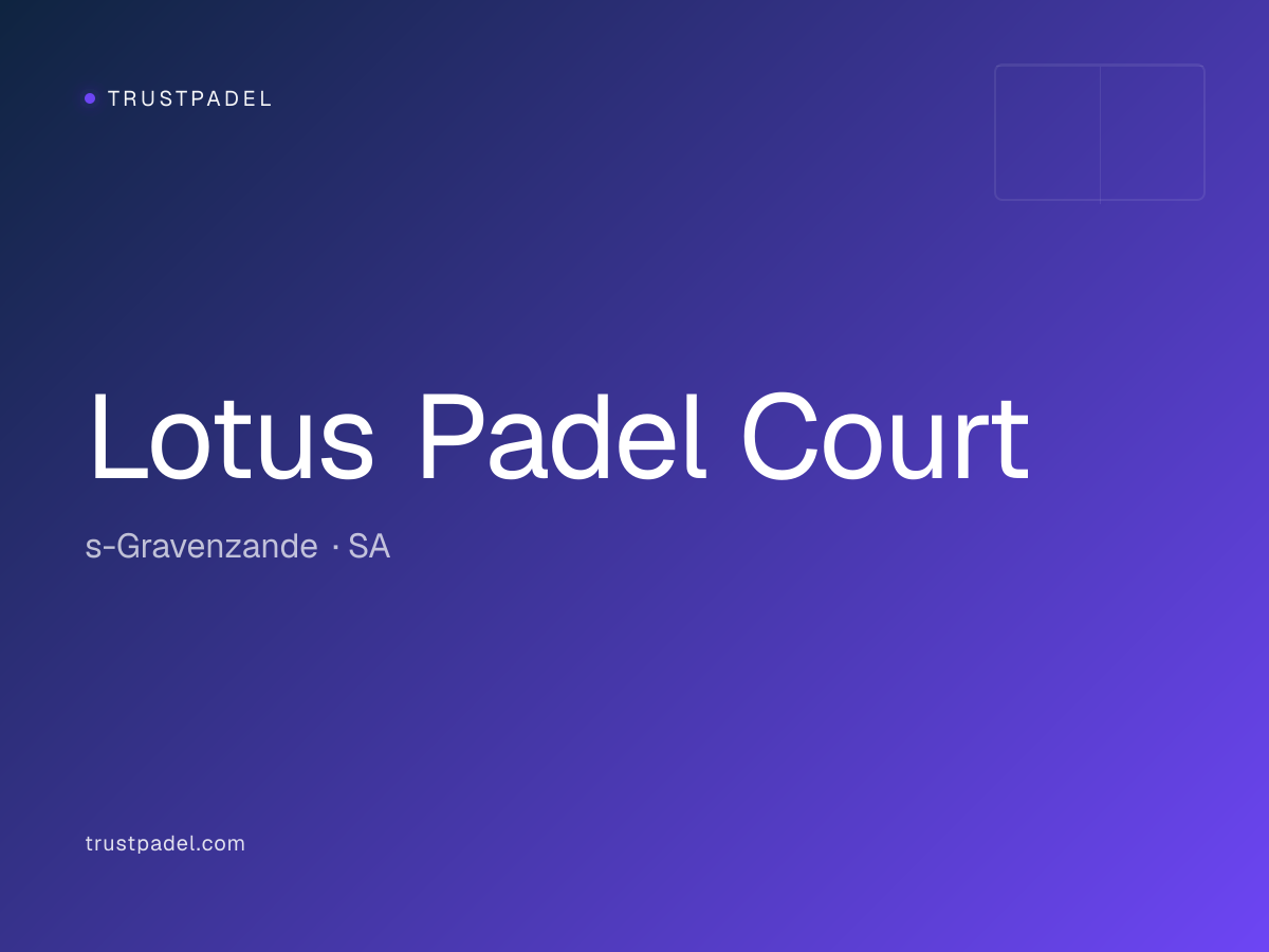 Lotus Padel Court padel club