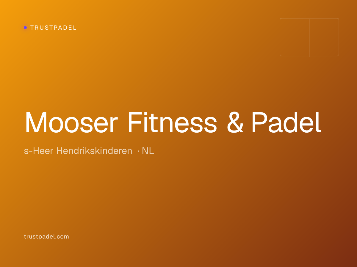 Mooser Fitness & Padel padel club