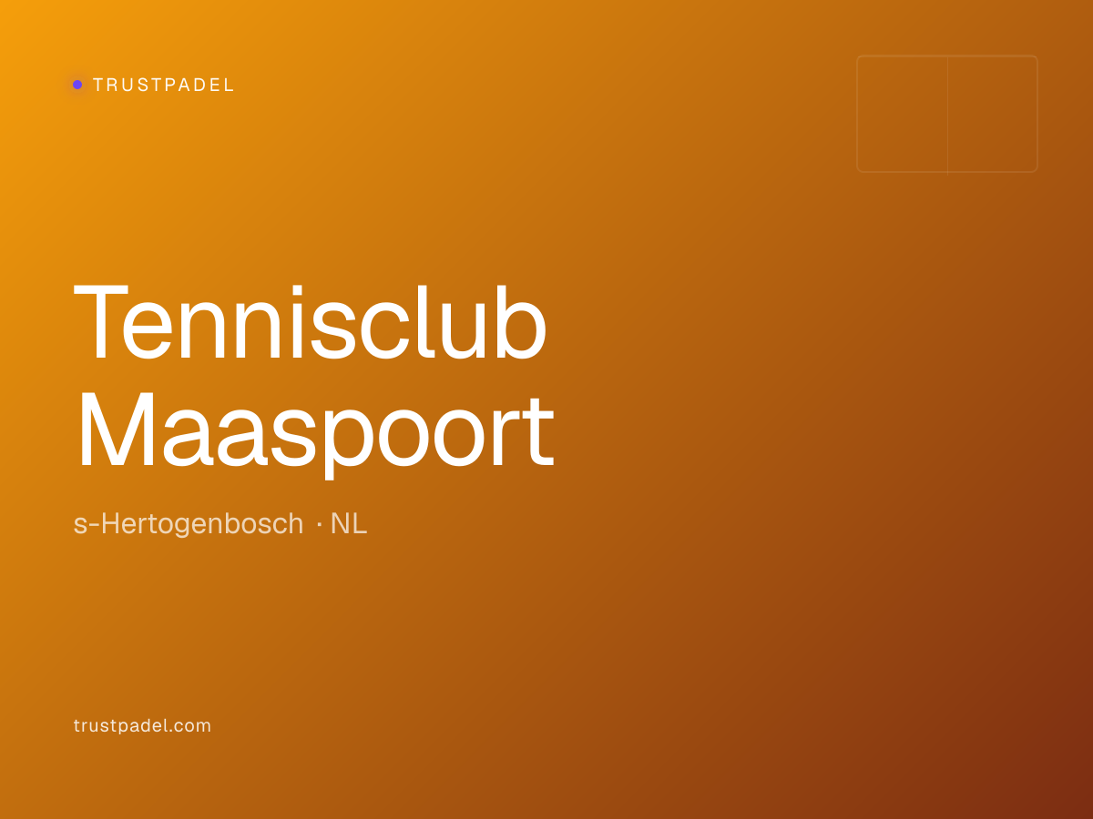 Tennisclub Maaspoort padel club
