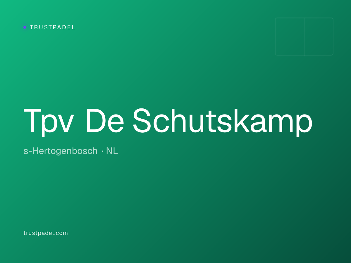 Tpv De Schutskamp padel club
