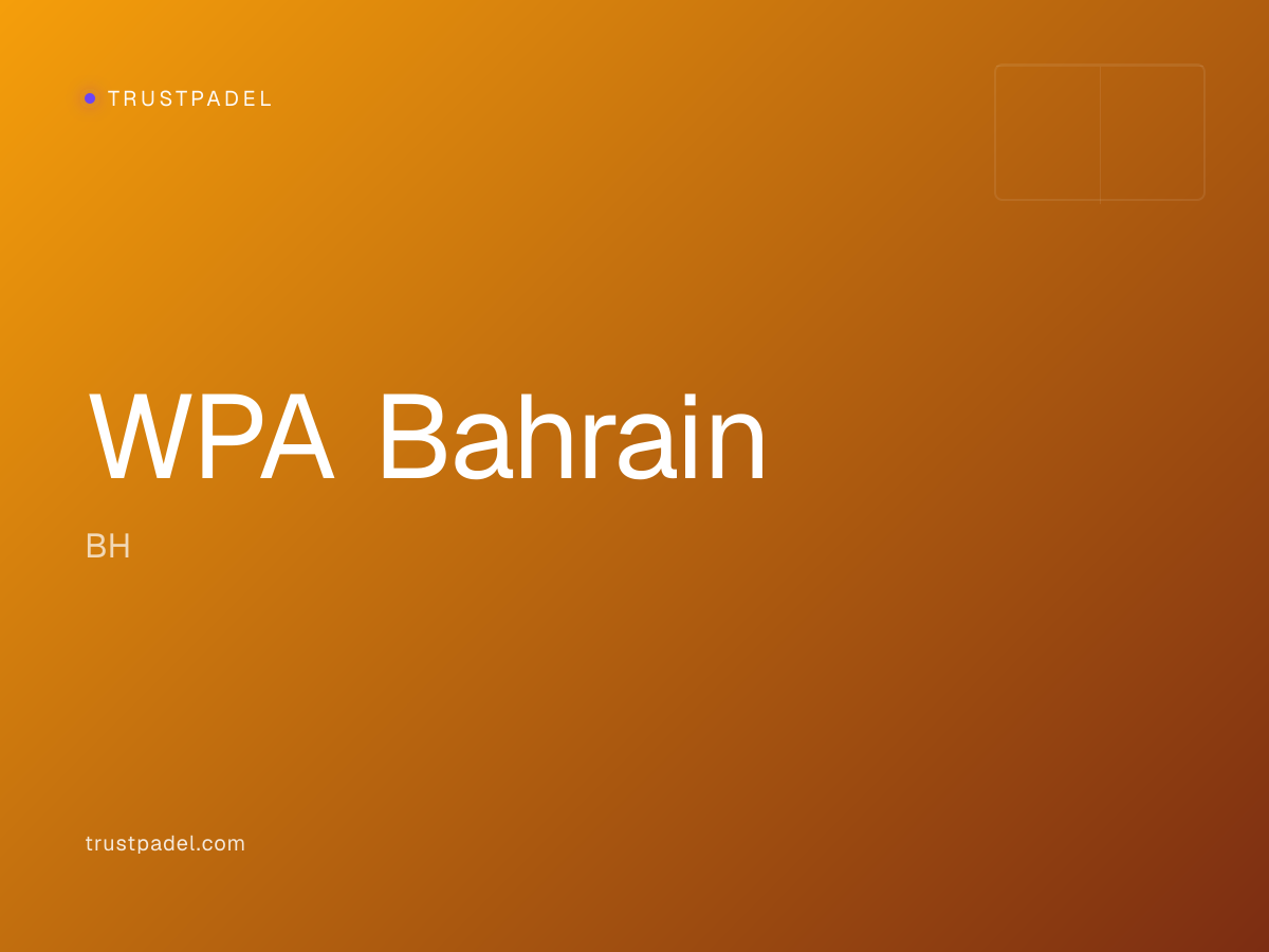 WPA Bahrain padel club