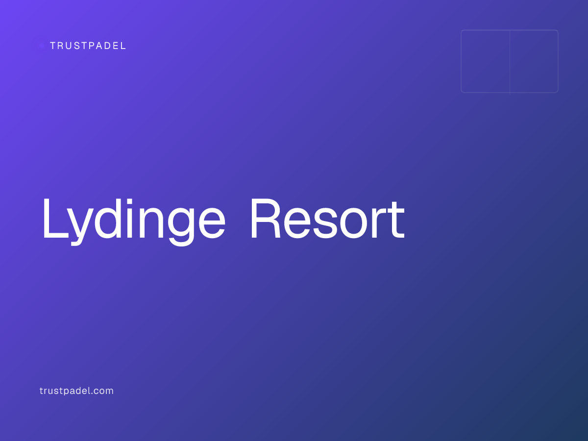 Lydinge Resort padel club