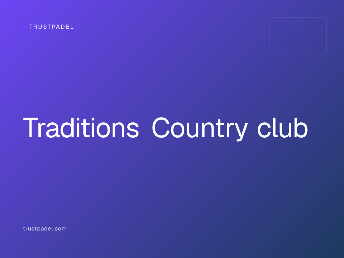 Traditions Country club padel club