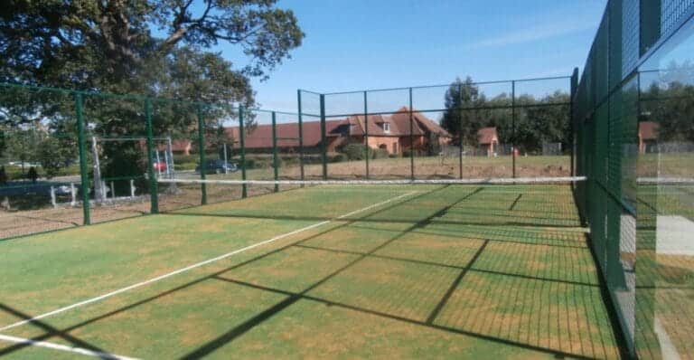 EzeePadel – outdoor padel court installed by the UK-based padel construction and equipment specialist
