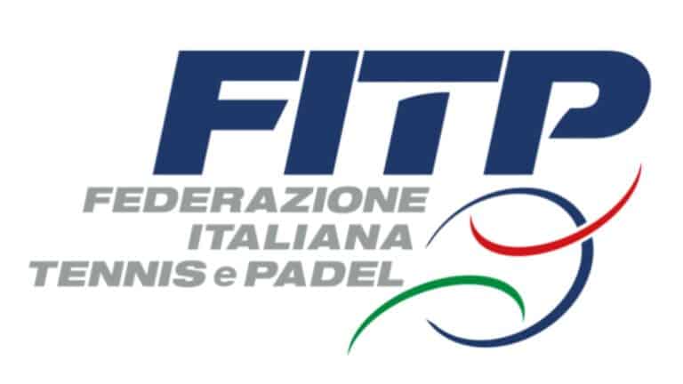 Federazione Italiana Tennis e Padel official logo featuring Italian flag colours and tennis and padel sport elements