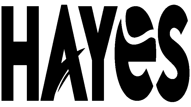 Hayes official logo featuring clean, professional typography and modern brand design elements