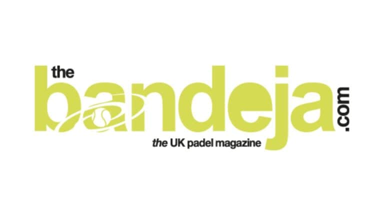 The Bandeja Padel Magazine logo – digital magazine dedicated to padel culture, gear reviews, player stories, and global news coverage
