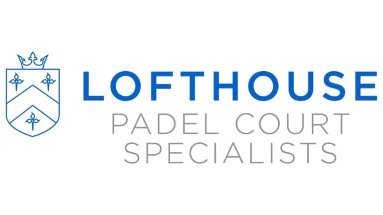 Lofthouse Padel Court Specialists logo – UK-based experts in bespoke padel court design, construction, and installation