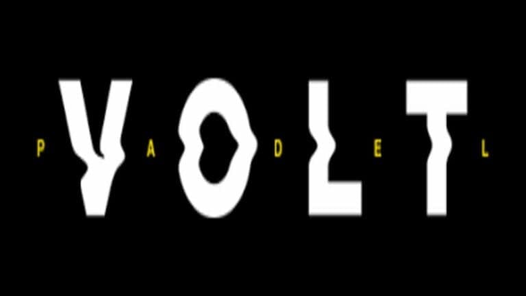 Volt Padel black logo – Premium padel brand known for sleek design and high-performance rackets